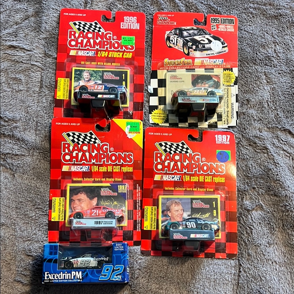 Vintage nascar car lot
